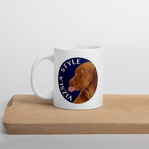 Vizsla Style Logo with Vizsla Puppy Mug