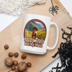 Happy Trails With My Vizsla Dog / New Vizsla Puppy White Glossy mug