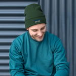 Custom Embroidered Beanie - Vizsla Style