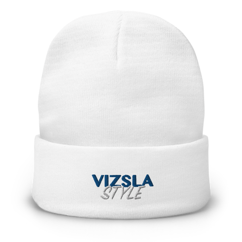 Custom Embroidered Beanie - Vizsla Style