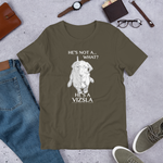 He's Not A What... He's A Vizsla - All Around Sports T-shirt (Lt Text)