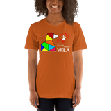 Love is a Sugar Faced Vizsla All Around Sports T-shirt (Lt Text)