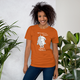 He's Not A What... He's A Vizsla - All Around Sports T-shirt (Lt Text)