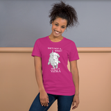 She's Not A What... She's A Vizsla All Around Sports T-shirt (Lt Text)