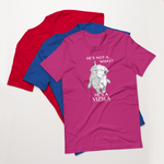 He's Not A What... He's A Vizsla - All Around Sports T-shirt (Lt Text)