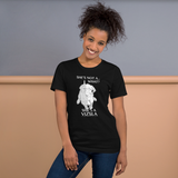 She's Not A What... She's A Vizsla All Around Sports T-shirt (Lt Text)