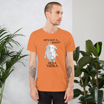 He's Not A What... He's A Vizsla - All Around Sports T-shirt (Dk Text)