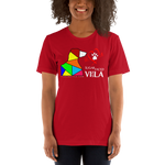 Love is a Sugar Faced Vizsla All Around Sports T-shirt (Lt Text)