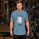 He's Not A What... He's A Vizsla - All Around Sports T-shirt (Dk Text)