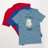 She's Not A What... She's A Vizsla! All Around Sports T-shirt (Dk Text)