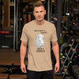 He's Not A What... He's A Vizsla - All Around Sports T-shirt (Dk Text)