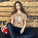 She's Not A What... She's A Vizsla! All Around Sports T-shirt (Dk Text)