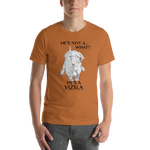 He's Not A What... He's A Vizsla - All Around Sports T-shirt (Dk Text)