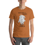 He's Not A What... He's A Vizsla - All Around Sports T-shirt (Dk Text)