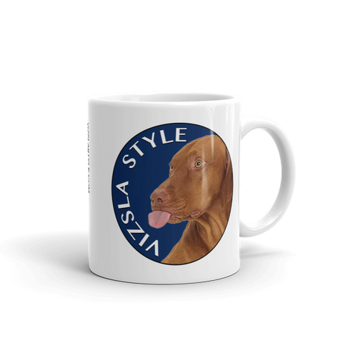 Vizsla Style Logo with One Paw Mug